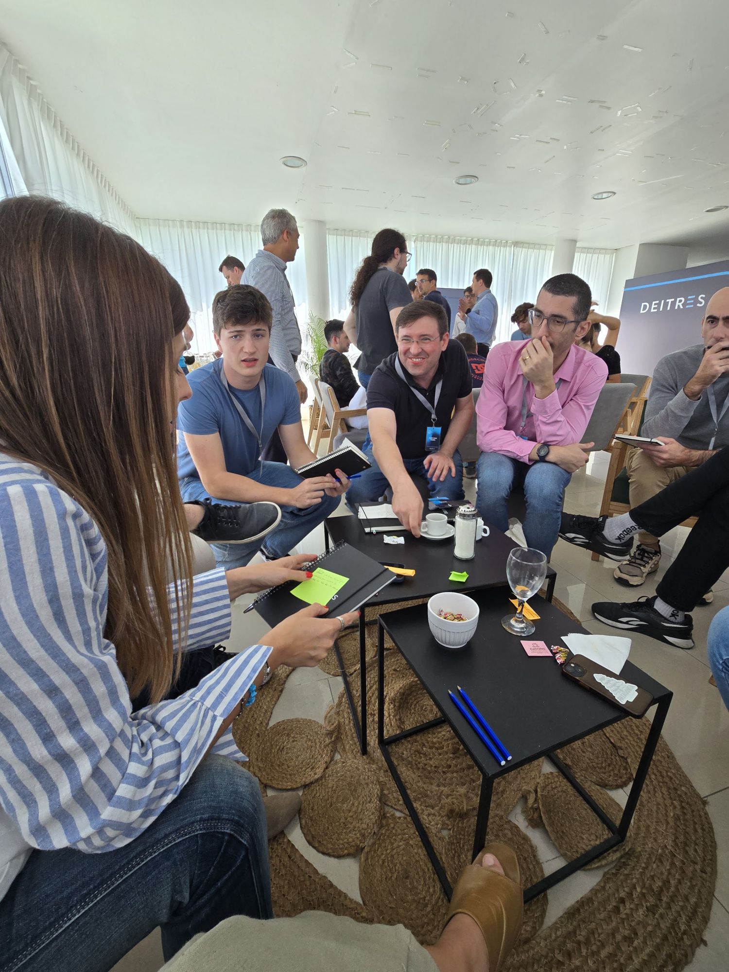 Dia de trabalho em equipe