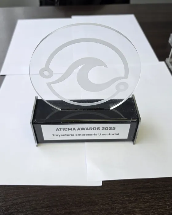 Troféu do ATICMA Awards 2025