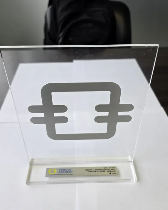 Troféu do Premios Sadosky 2023