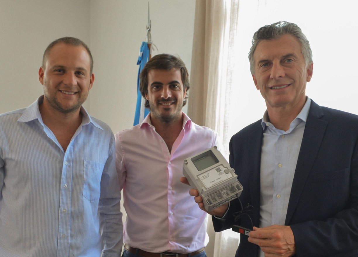 Apresentação do medidor inteligente na Quinta de Olivos