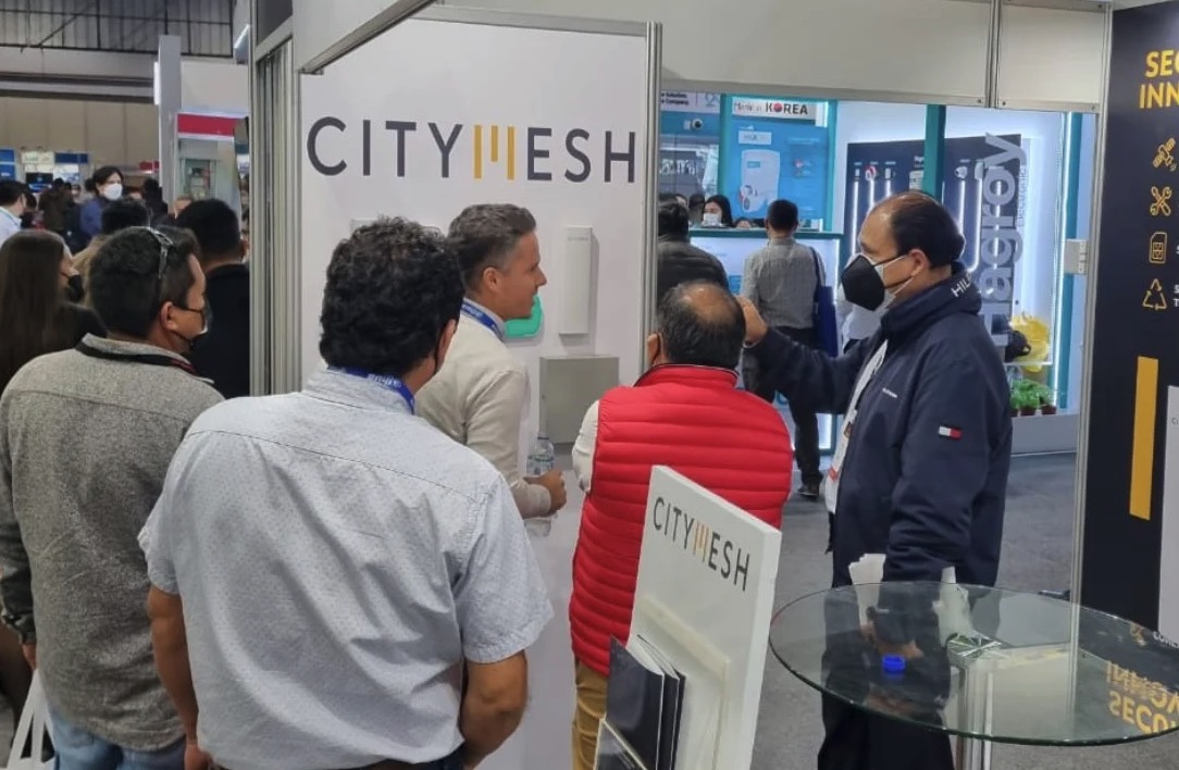Estande da CityMesh na Seguritec Peru